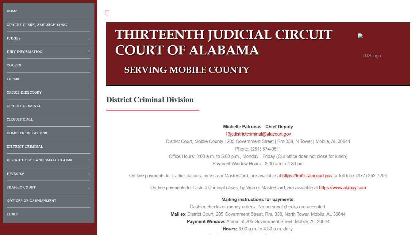 Mobile County - Thirteenth Judicial Circuit Court of Alabama